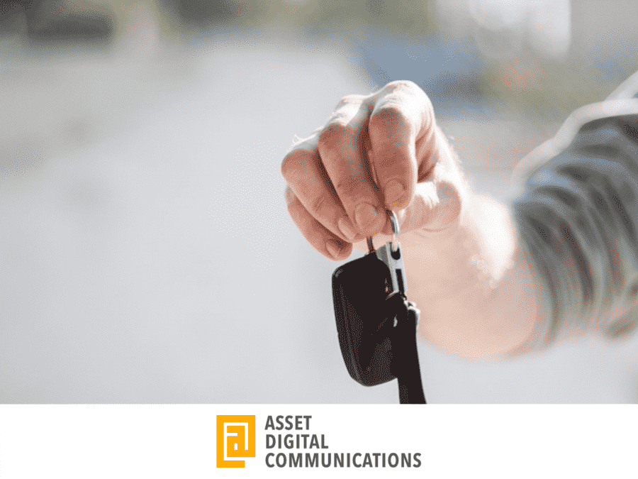 man holding keys