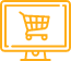icon-shopping basket on the screen