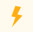 Yellow lightning bolt icon